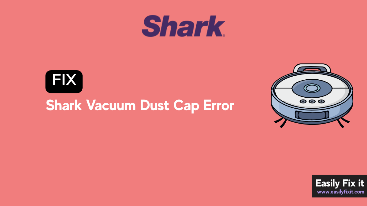 Shark Vacuum Dust Cup Error? Try these FIXES!